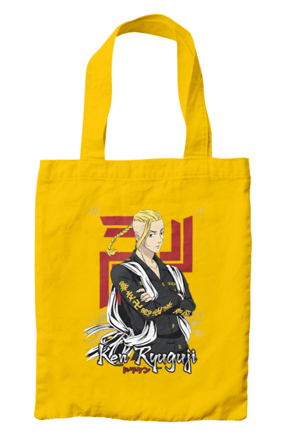 Bag with prints Tokyo Revengers Draken. Anime, draken, ken ryuguji, ken-chin, manga, serial, tokyo manji gang, tokyo revengers. 2070702