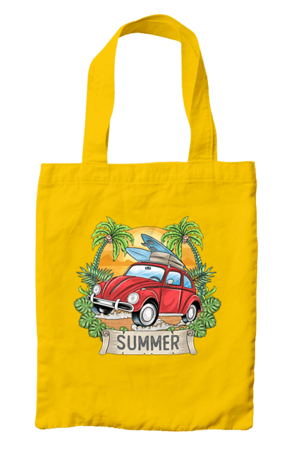 Сумка з принтом "Літо, Машина І Пальми". Відпочинок, літо, машина, пальми. 2070702