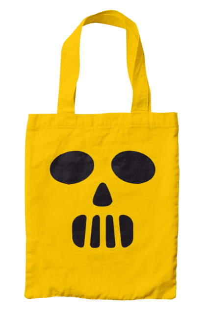 Bag with prints Halloween pumpkin face. Costume, halloween, holiday, october, october 31, pumpkin, scary, sweets, trick or treat. 2070702