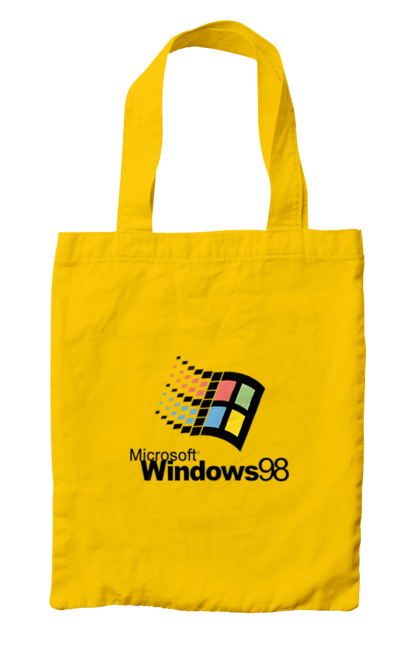 Сумка з принтом "Windows98". Angular, c, css, html, it, javascript, jquery, php, python, react, svelt, vue, айтишник, айті, гумор, код, кодувати, прогер, програміст, програмісти, ти ж, ти ж програміст, тиж програміст. 2070702
