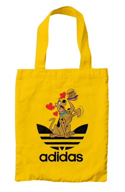 Сумка с принтом Adidas Скуби Ду. Adidas, scooby-doo, адидас, мультсериал, сериал, скуби-ду, собака. 2070702