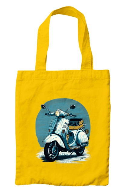 Сумка з принтом "Мопед". Відпочинок, літо, мопед, скутер, швидкість. 2070702