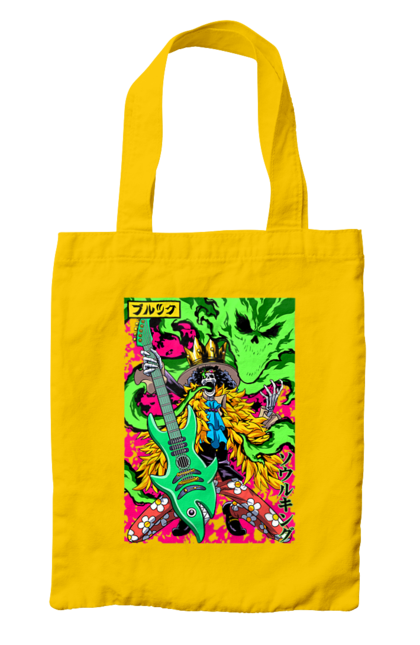 Bag with prints One Piece Brook. Anime, brook, manga, one piece, soul king, straw hat pirates. 2070702