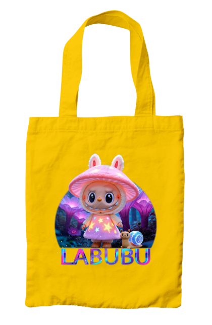 Сумка з принтом "Лабубу". Брелок лабубу, іграшка лабубу, лабубу, лабубу кока кола, лялька лабубу, мерч лабубу, мила, рожева лабубу, смішна лабубу. 2070702