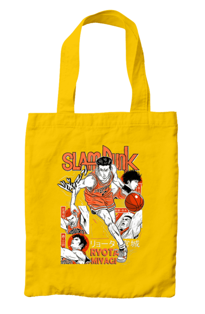 Bag with prints Ryota Miyagi. Anime, basketball, comedy, manga, ryota miyagi, school, shonen, slam dunk, sports anime. 2070702