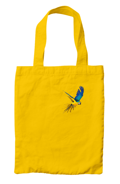 Сумка з принтом "Папуга українець". Екзотика, папуга, патріот, пташка, символіка, україна. 2070702