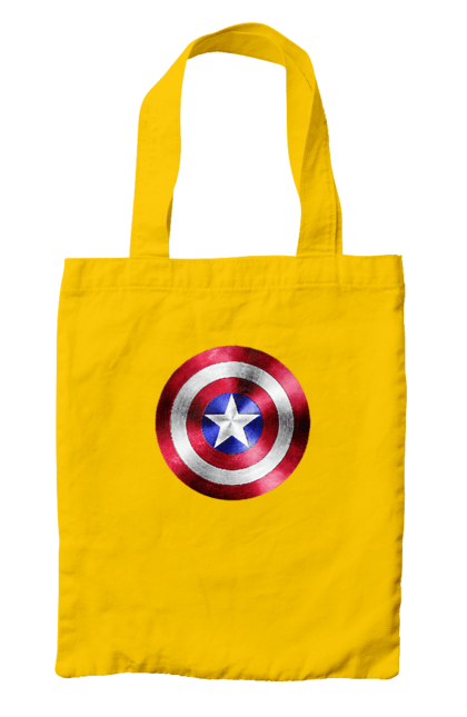 Сумка з принтом "Щит". Капітан америка, комікси, марвел, месники, мультики, супергерої. 2070702