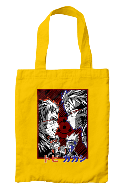 Bag with prints Naruto Kakashi Hatake. Anime, kakashi, manga, naruto, shinobi, shonen, team number 7. 2070702