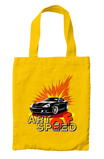 Сумка з принтом "Швидкість". Авто, автомобіль, гонка, швидкість. 2070702