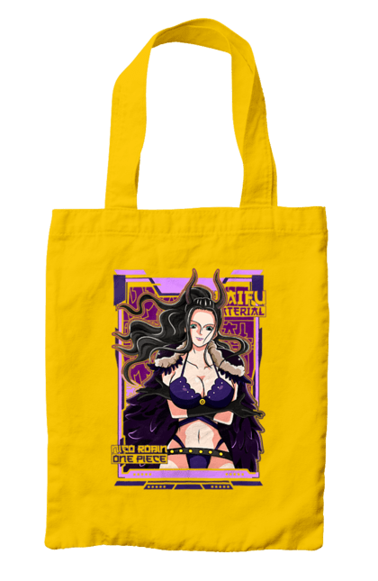 Bag with prints One Piece Nico Robin. Anime, devil child, manga, nico robin, one piece, straw hat pirates. 2070702