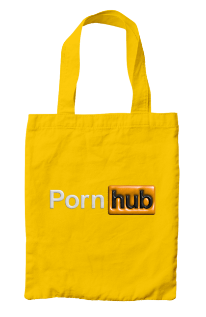 Сумка з принтом "Порно Хаб". Гумор, логотип порнохаб, молодіжна, порно хаб, порнхаб. CustomPrint.market