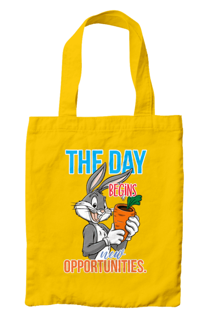 Bag with prints Bugs Bunny. Bugs bunny, cartoon, looney tunes, merrie melodies. 2070702