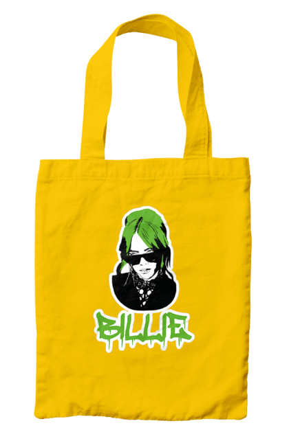 Сумка з принтом "Billie Eilish". Активістка, біллі айліш, мизукант, права, співачка, тварини. 2070702