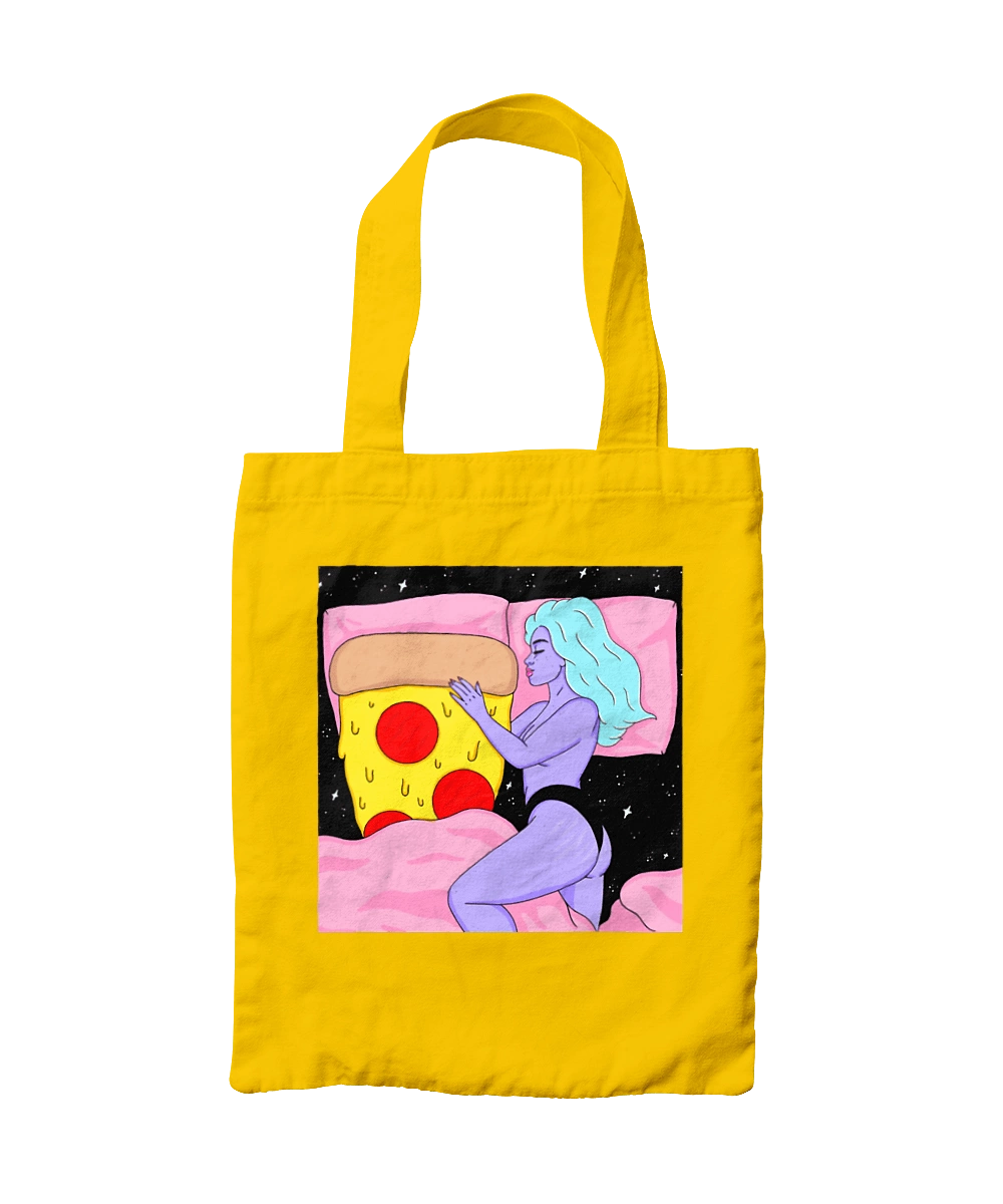 Фіолетова Дівчина І Піца