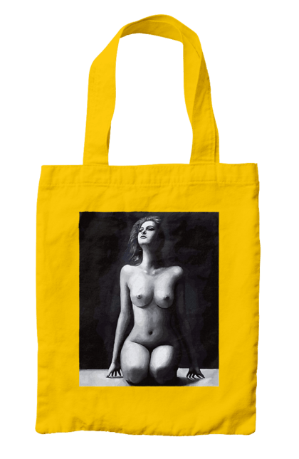 Сумка з принтом "Краса тіла". Вигини жіночого тіла, грація тіла, груди, жіноче тіло, жіночі груди, краса тіла. 2070702