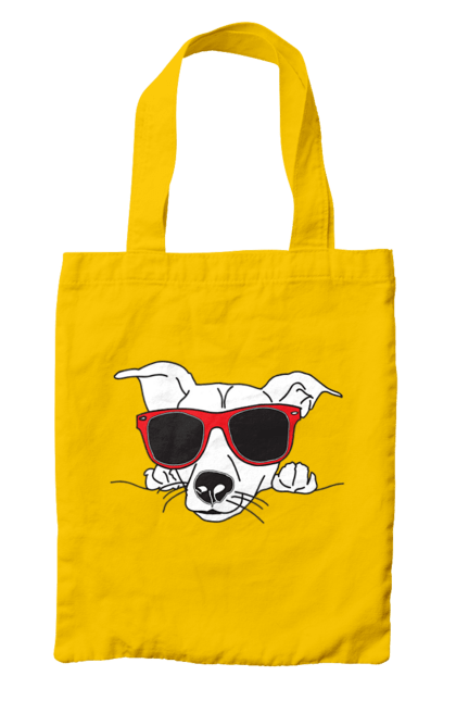 Сумка з принтом "Собака Визирає". Визирати, окуляри, собака. 2070702