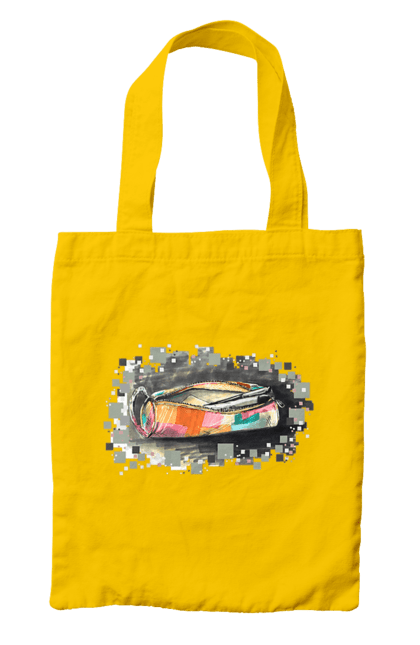 Сумка с принтом Пенал Авторский рисунок. Канцтовары, карандаш, пенал, рисунок, рисунок от руки, ручка, школа, эксклюзив. 2070702