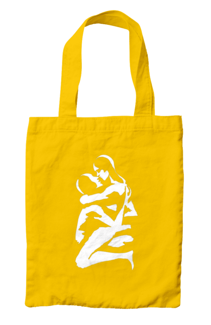 Сумка з принтом "Білі Тіла". Жінка, контур, тіла, чоловік. 2070702