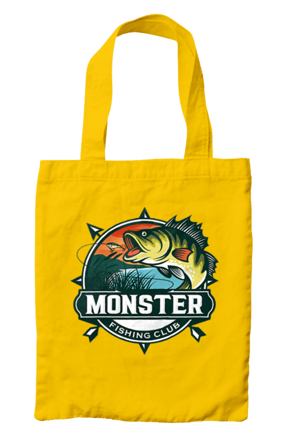 Сумка з принтом "Рибальський клуб". Відпочинок, рибак, рибальський клуб, хоббі. 2070702