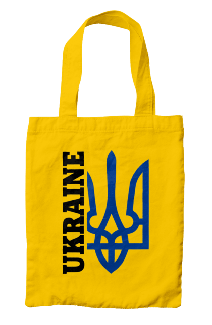 Bag with prints Emblem of Ukraine. Country, emblem, ukraine. 2070702