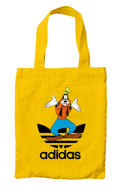 Сумка з принтом "Adidas Гуфі". Adidas, goofy, адідас, гуфі, мультсеріал, мультфільм, пес, собака. 2070702