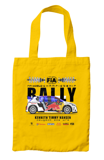 Сумка з принтом "Red Bull Rally". Rally, red bull, авто, автомобіль, гонка, ралі, ред булл, редбул, спорт. 2070702