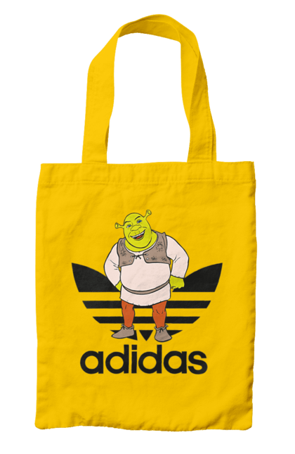 Сумка з принтом "Adidas Шрек". Adidas, shrek, адідас, мульт, мультфільм, огр, шрек. 2070702