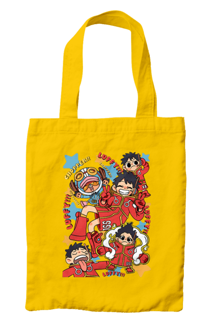 Bag with prints One Piece Luffy. Anime, luffy, manga, monkey de luffy, one piece, pirates. 2070702