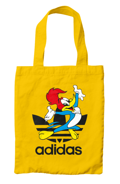 Сумка з принтом "Adidas Вуді Вудпекер". Adidas, woody woodpecker, адідас, вуді, вуді вудпекер, дятел вуді, мультсеріал. 2070702