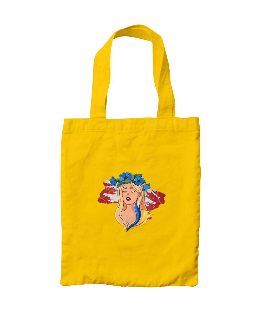 Girl on the map of Ukraine