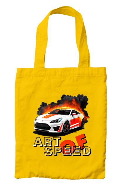 Bag with prints Speed. Auto, automobile, car, race, speed. 2070702