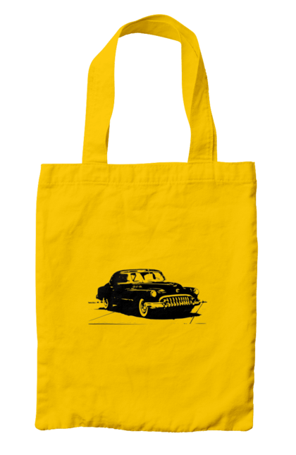 Сумка з принтом "Авто.6". Авто, графіка, малюнок, ретро авто, чорно-білий. 2070702