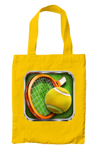 Сумка з принтом "Теніс". Великий теніс, гравці, лондон, м`яч, призовий фонд, ракетка, спонсор, турнір на ґрунті, турнір на траві, турнірна сітка. 2070702