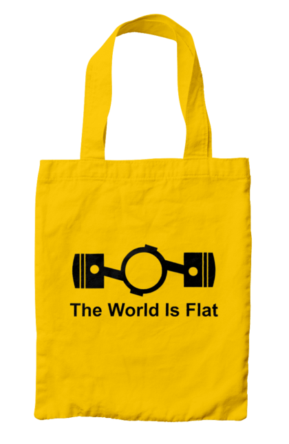 Bag with prints World Flat. Auto, detail. 2070702