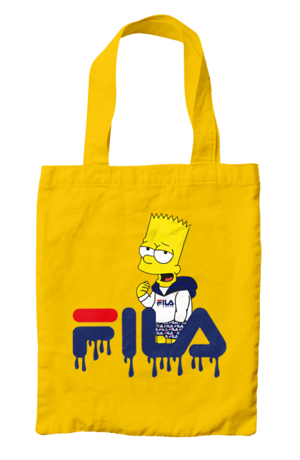 Сумка з принтом "Барт FILA". Bart, simpsons, барт, сімпсон, спорт, спортивний одяг. 2070702