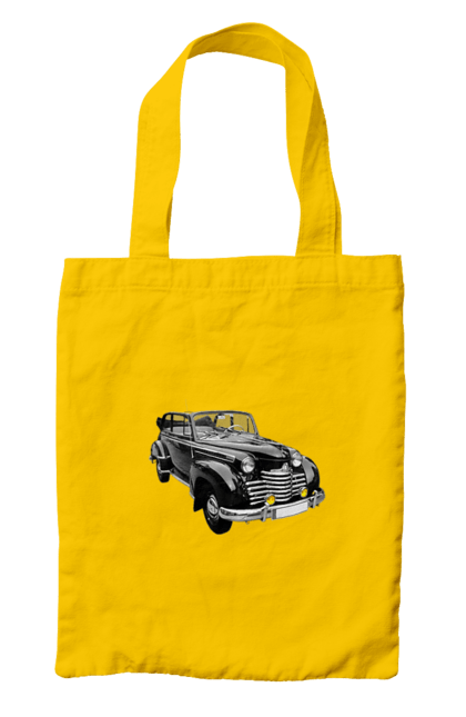 Сумка з принтом "Авто.5". Авто, професійне фото, ретро авто, фото, чорний колір. 2070702