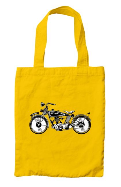 Сумка з принтом "Мотоцикл Ретро". Мото, мотоцикл, ретро. 2070702