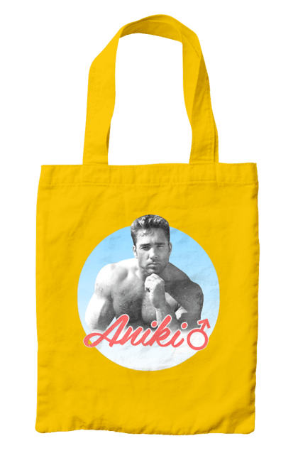 Сумка з принтом "Біллі Херрінгтон". Аніки, біллі, біллі херрінгтон, гачі, гачімучі, гумор, прикольна, херрінгтон. 2070702