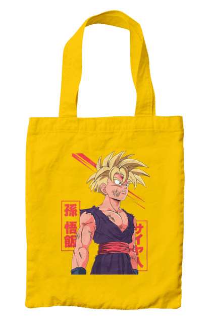 Сумка з принтом "Перли дракона Гохан". Anime, dragon ball, goku, manga, аніме, гоку, гохан, манга, перли дракона. 2070702