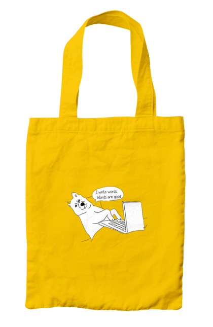 Сумка з принтом "Собака програміст". Angular, c, css, html, it, javascript, jquery, php, python, react, svelt, vue, айтишник, айті, гумор, код, кодувати, прогер, програміст, програмісти, ти ж, ти ж програміст, тиж програміст. 2070702