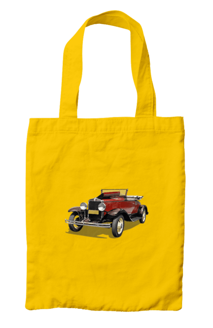 Сумка з принтом "Авто.4". Авто, професійне фото, ретро авто, фото, червона гамма барв. 2070702