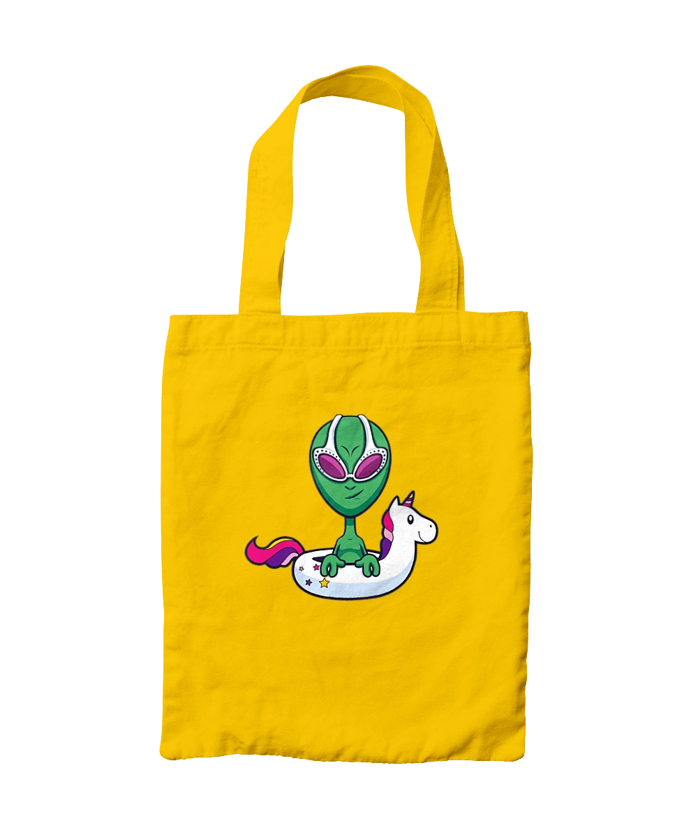 Alien Floats In A Circle