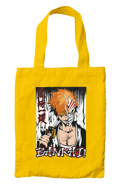 Сумка с принтом Блич Ичиго Куросаки. Anime, bleach, ichigo kurosaki, manga, аниме, блич, ичиго, ичиго куросаки, манга. 2070702