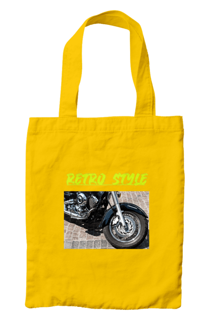 Сумка з принтом "Мото2". Байк, дорога, мотоцикл, ретро, стиль, швидкість. 2070702