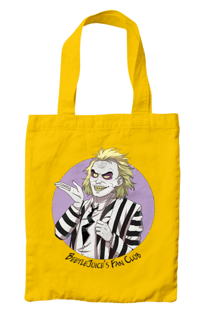 Сумка з принтом "Бітлджюс". Beetlejuice, ghost, tim burton, warner bros, бітлджюс, жах, комедія, привид, тім бертон, фільм. 2070702