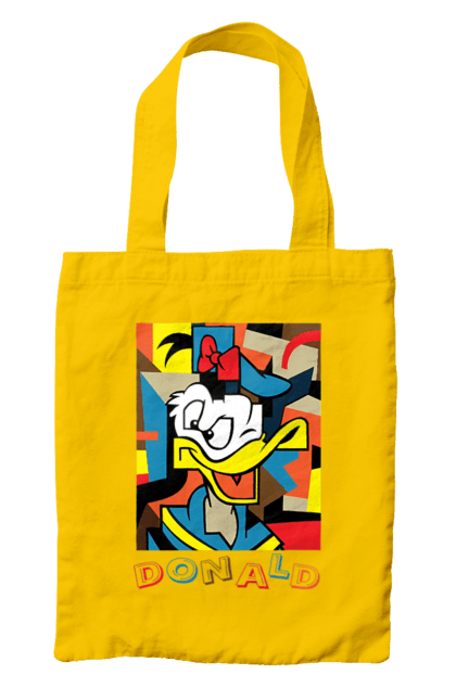 Сумка з принтом "Дональд Дак". Donald duck, абстракція, дональд дак, малюнок, мультсеріал, мультфільм. 2070702