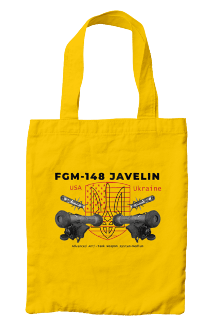 Сумка з принтом "FGM 148 Javelin". Caesar, himars, javelin, nlaw, patriot, weapon, zaluzhny. 2070702