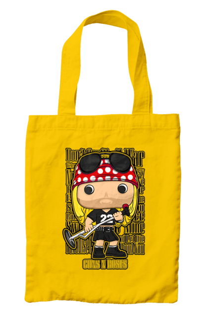 Bag with prints Guns N Roses. Guns n roses, hard rock, heavy metal, music, rock band. 2070702