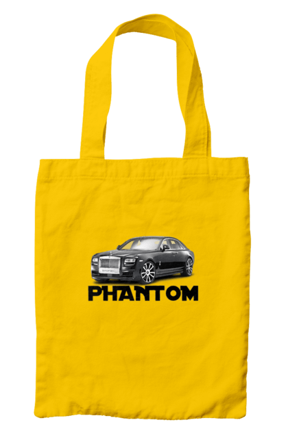 Сумка з принтом "Рнолс ройс". Авто, автомобіль, люкс клас, ролс ройс, седан, фантом. 2070702