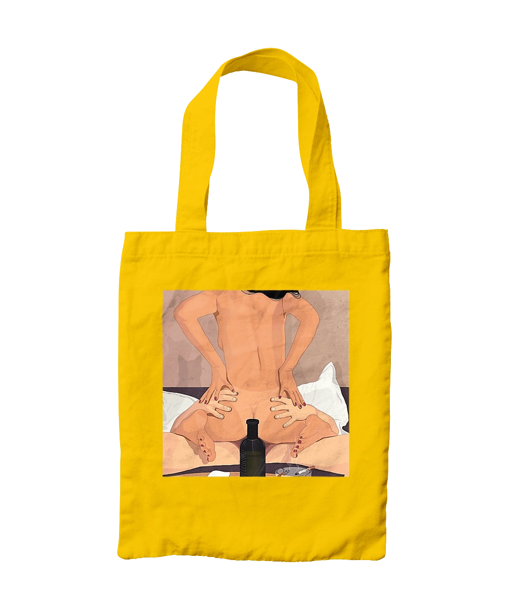 Naked Girl, Bottle And Cigarettes